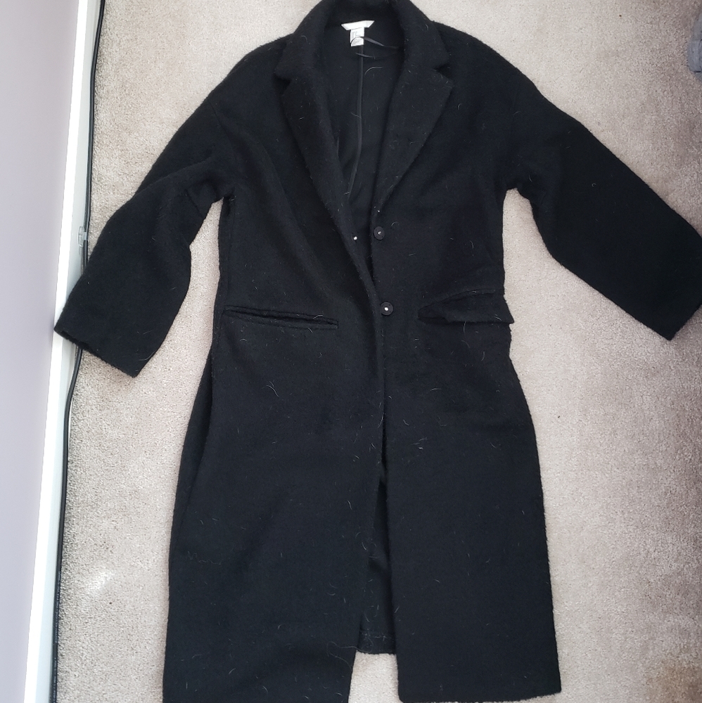 Black trench coat